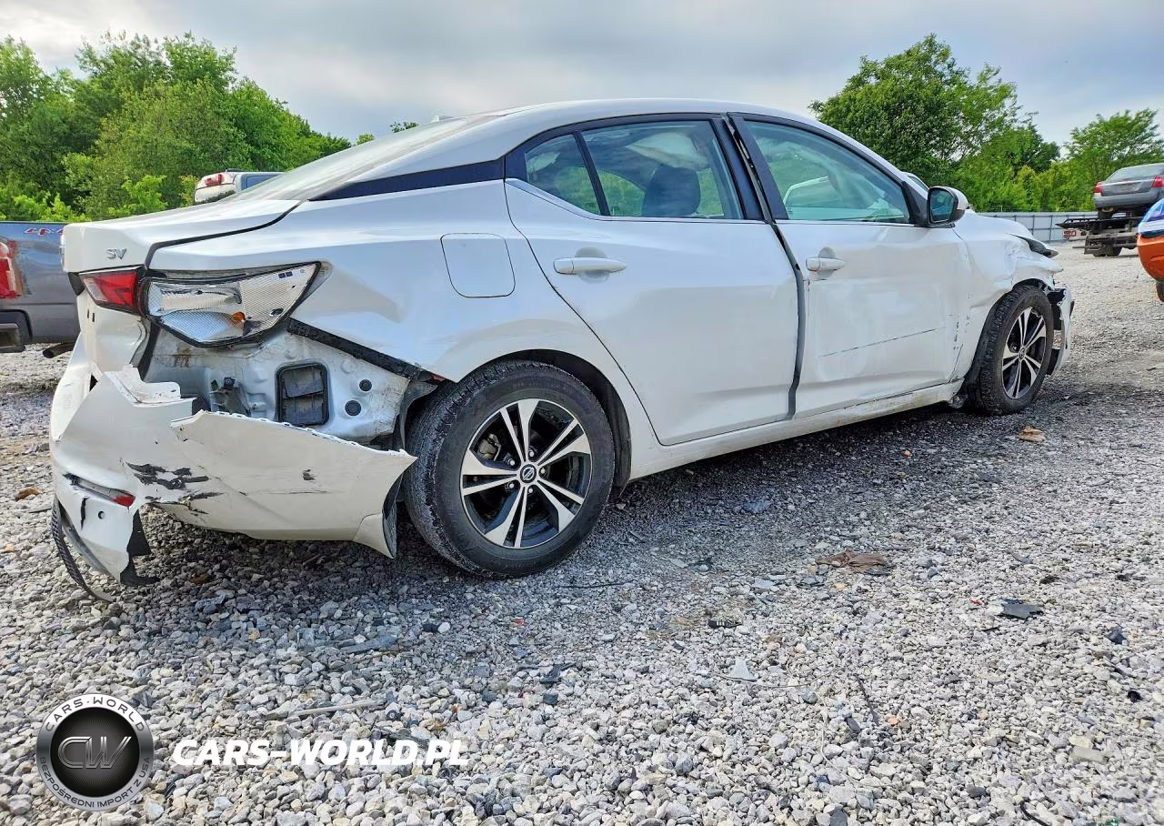 2022 Nissan Sentra Sv VIN:3N1AB8CV9NY231886 - 3