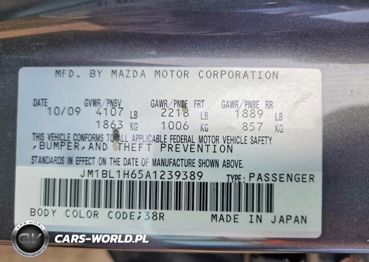 2010 Mazda 3 S VIN:JM1BL1H65A1239389 - 12