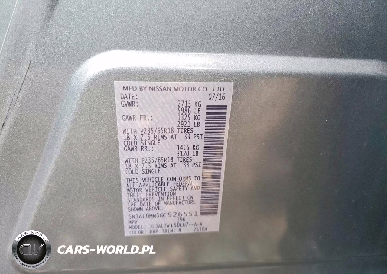 2016 Infiniti Qx60 Base VIN:5N1AL0MN5GC526551 - 13