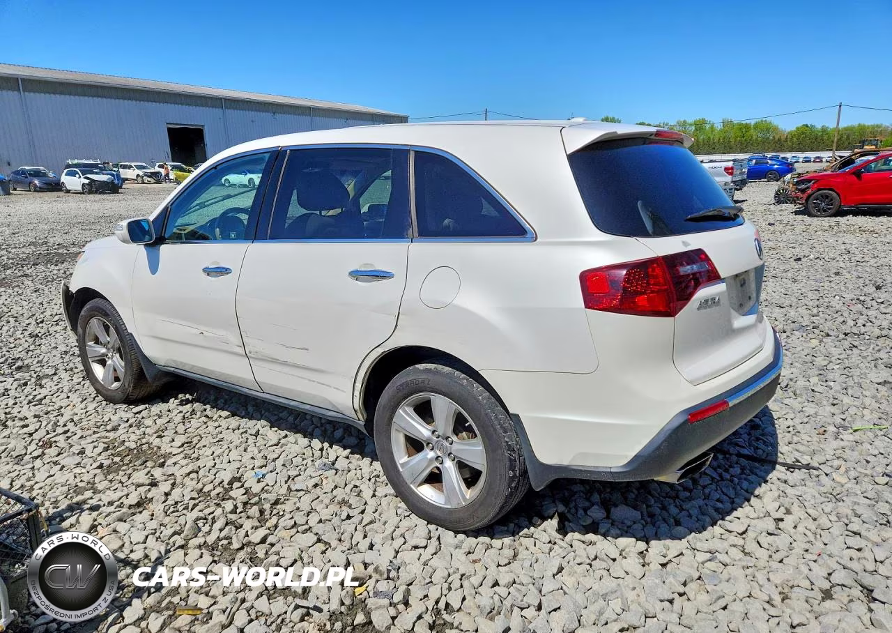 2010 Acura Mdx VIN:2HNYD2H2XAH501378 - 2