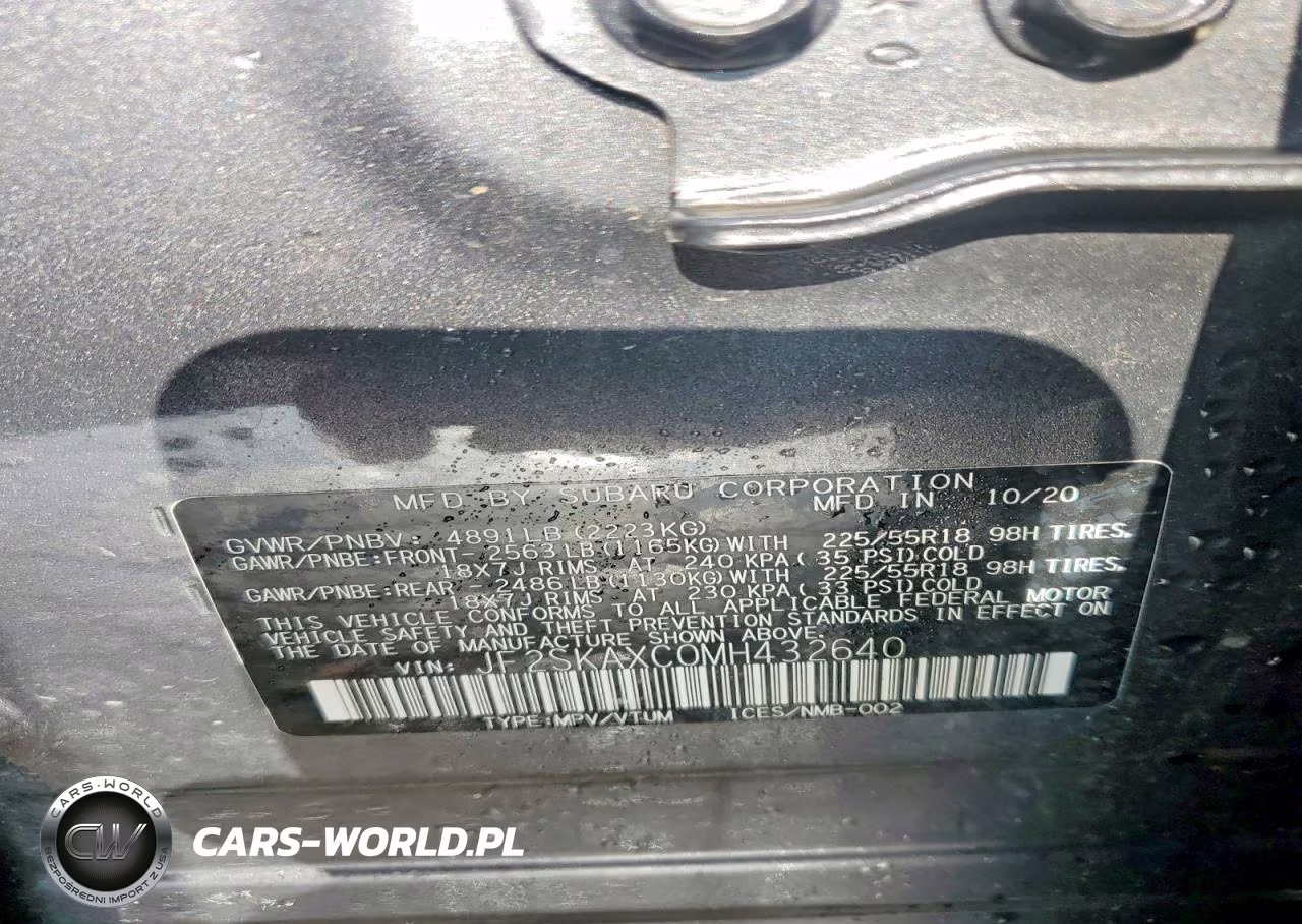 2021 Subaru Forester Touring VIN:JF2SKAXC0MH432640 - 12