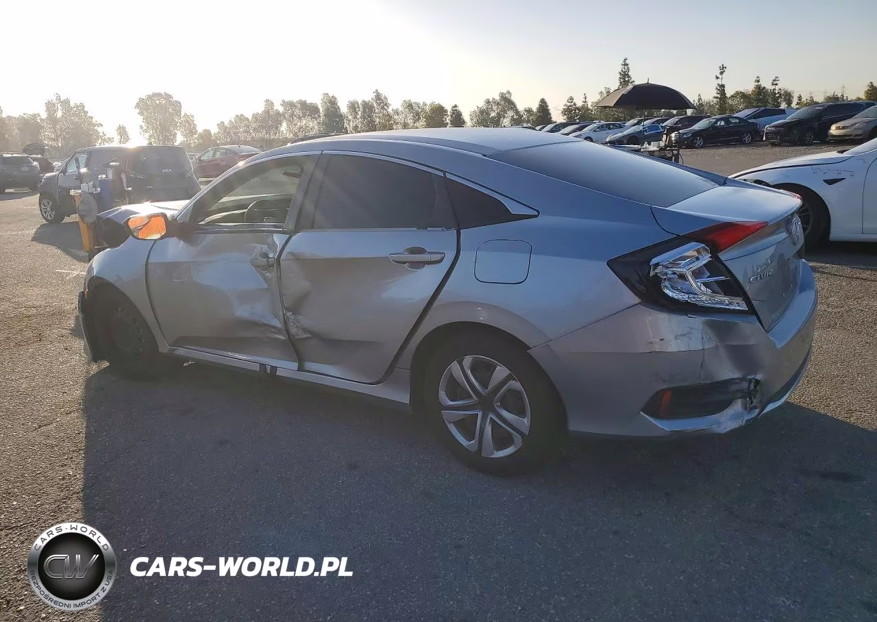 2020 Honda Civic Lx VIN:2HGFC2F66LH581384 - 2
