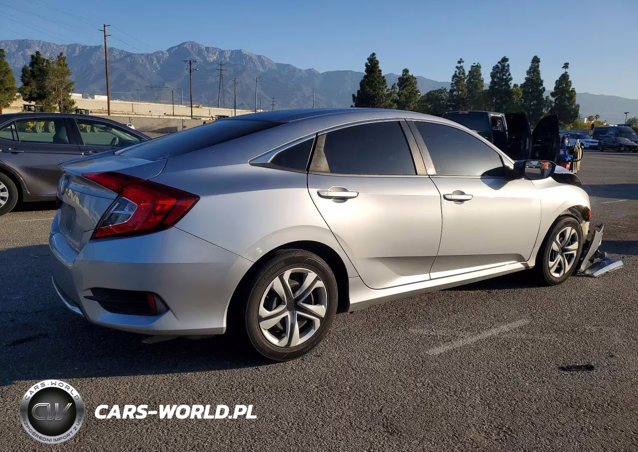 2020 Honda Civic Lx VIN:2HGFC2F66LH581384 - 3