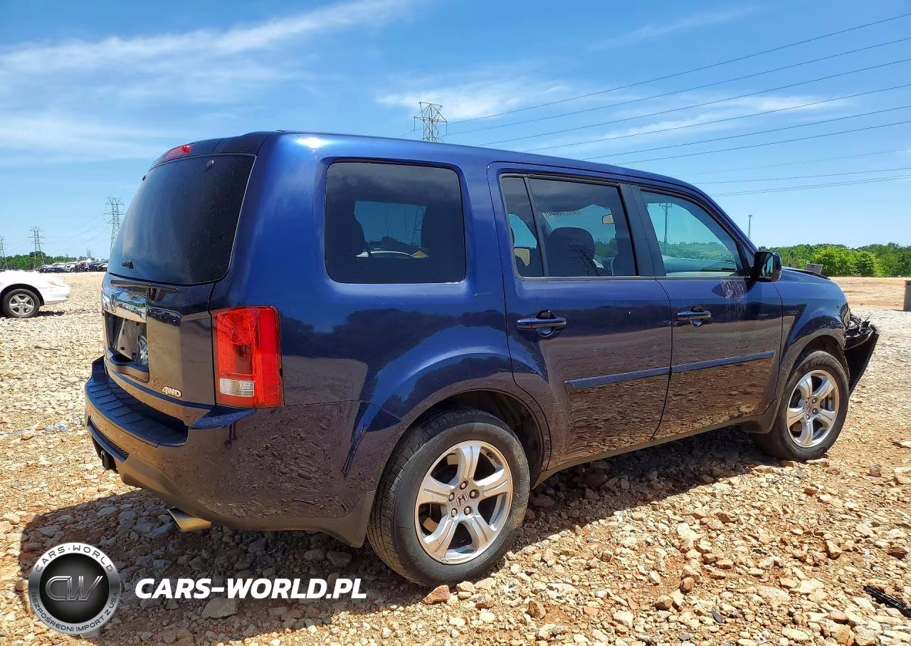 2013 Honda Pilot Ex VIN:5FNYF4H42DB050907 - 3