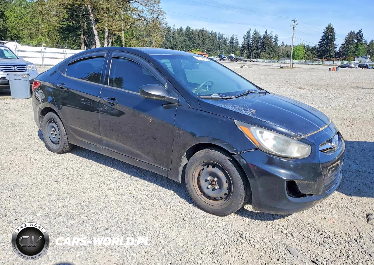 2013 Hyundai Accent Gls VIN:KMHCT4AE6DU292124 - 4