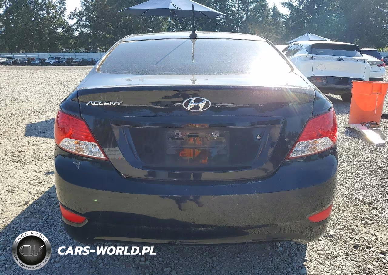 2013 Hyundai Accent Gls VIN:KMHCT4AE6DU292124 - 6