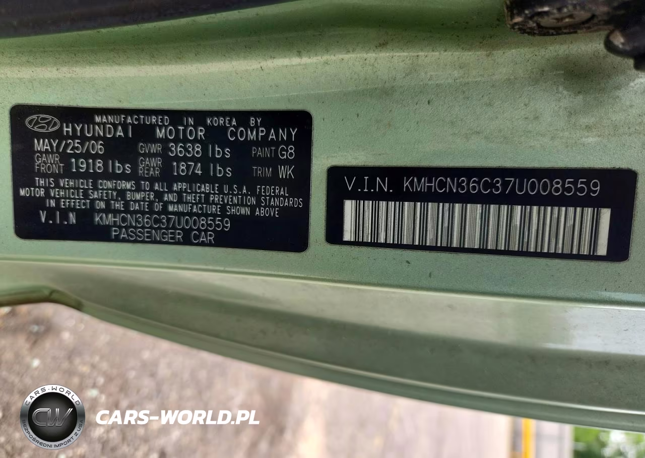 2007 Hyundai Accent Se VIN:KMHCN36C37U008559 - 12