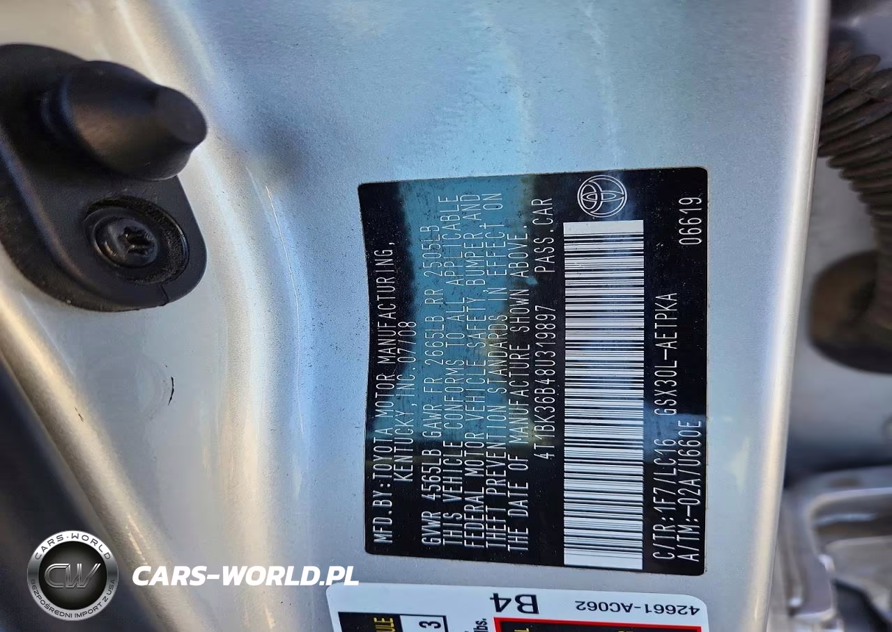 2008 Toyota Avalon Limited VIN:4T1BK36B48U319897 - 12