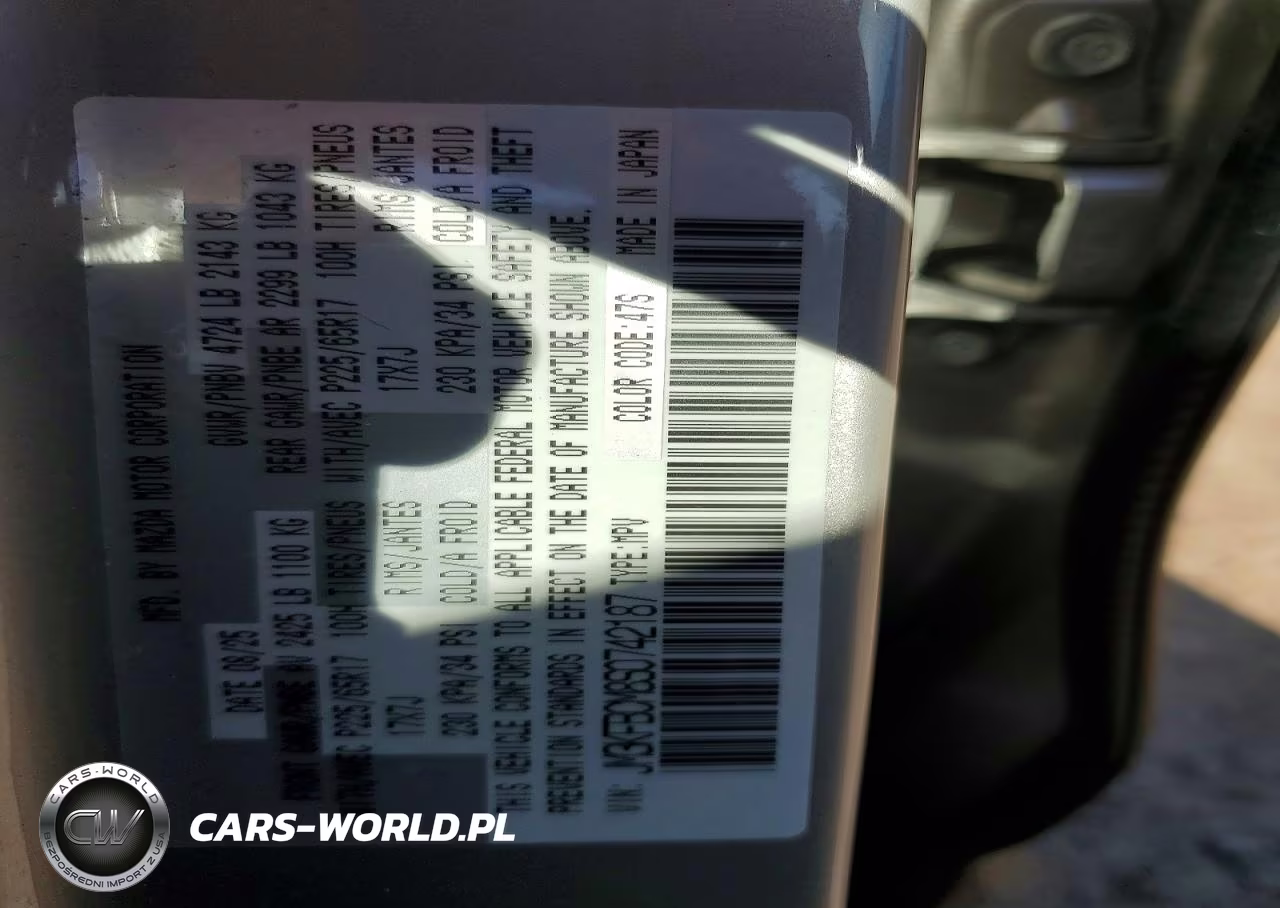 2025 Mazda Cx-5 Preferred VIN:JM3KFBCM8S0742187 - 13