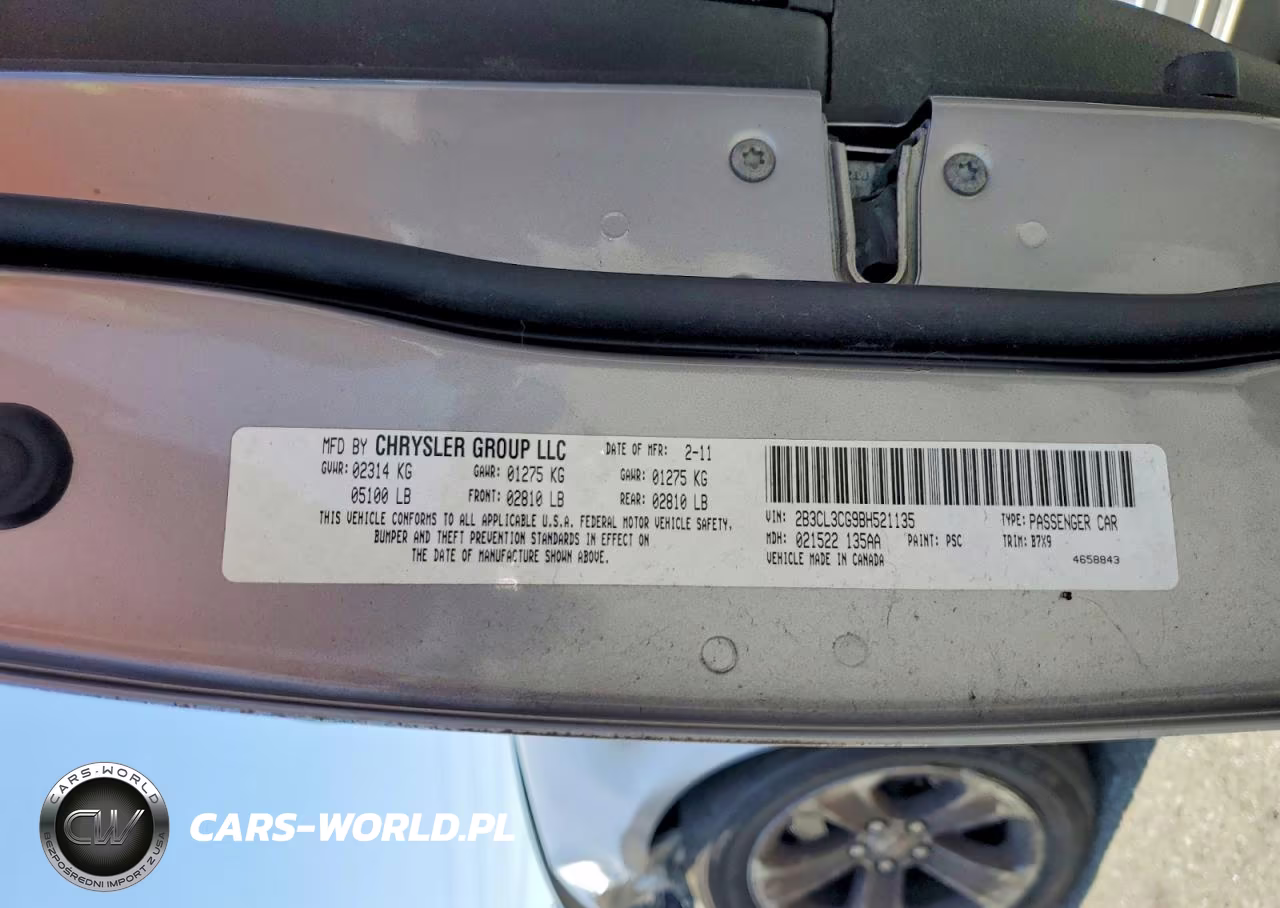 2011 Dodge Charger VIN:2B3CL3CG9BH521135 - 13