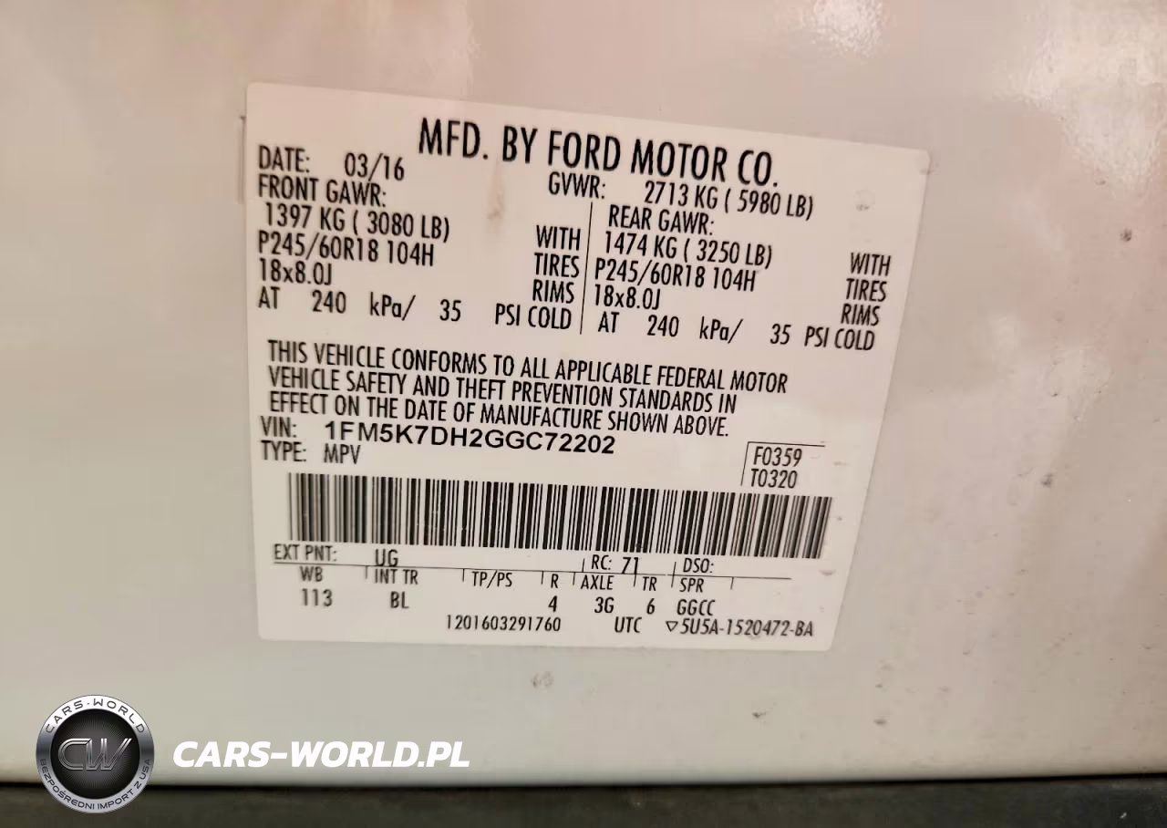 2016 Ford Explorer Xlt VIN:1FM5K7DH2GGC72202 - 13