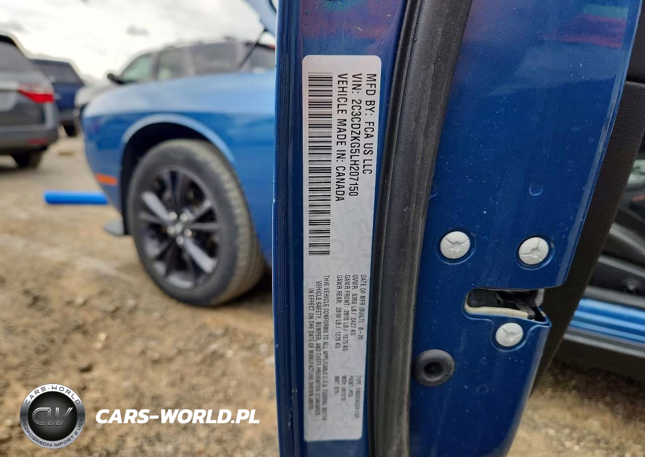 2020 Dodge Challenger Gt VIN:2C3CDZKG5LH207150 - 12
