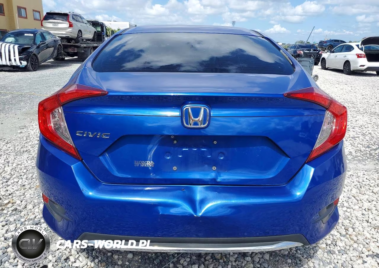2019 Honda Civic Lx VIN:19XFC2F61KE040056 - 6