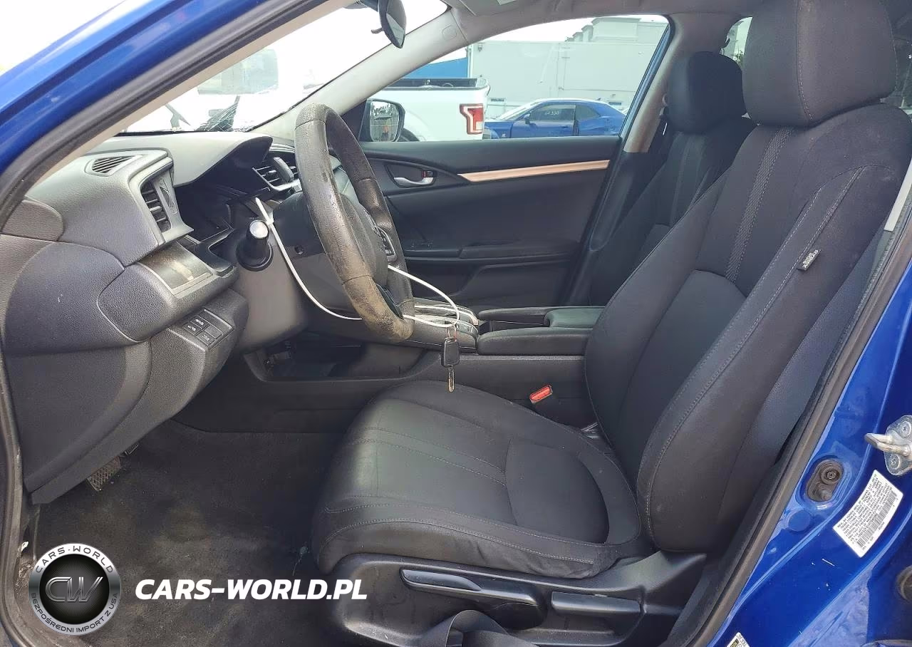 2019 Honda Civic Lx VIN:19XFC2F61KE040056 - 7