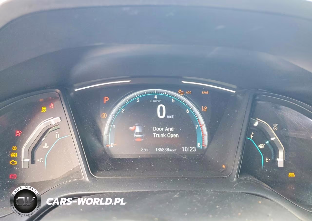 2019 Honda Civic Lx VIN:19XFC2F61KE040056 - 9
