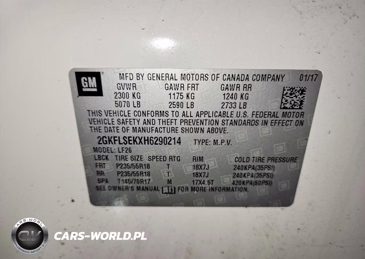 2017 GMC Terrain Sle VIN:2GKFLSEKXH6290214 - 13