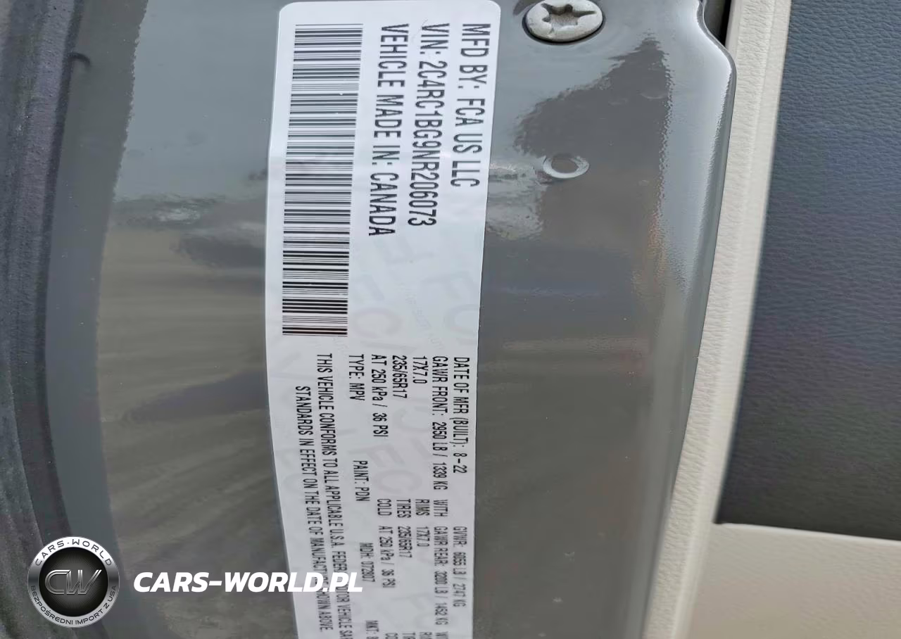 2022 Chrysler Pacifica Touring L VIN:2C4RC1BG9NR206073 - 13