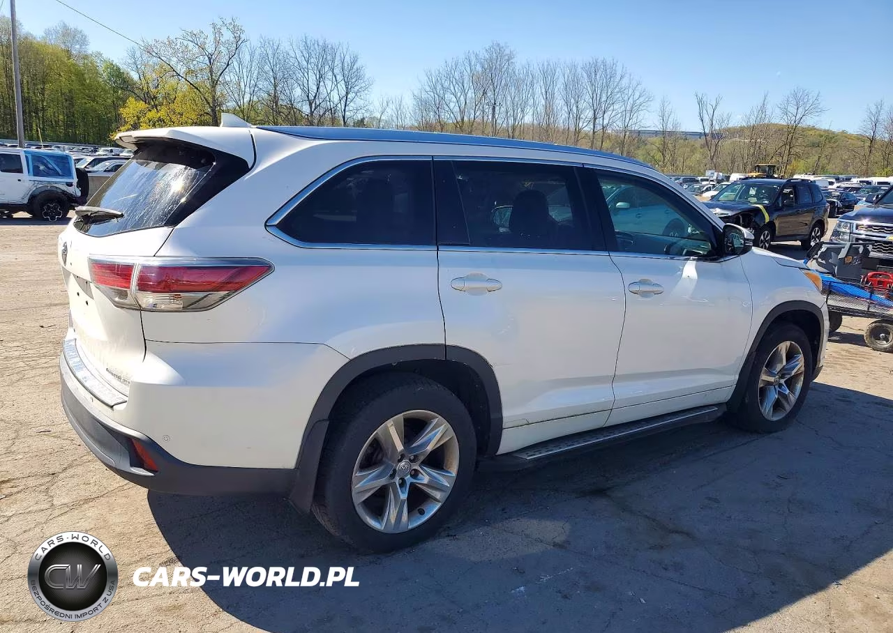 2014 Toyota Highlander Limited VIN:5TDDKRFHXES010374 - 3