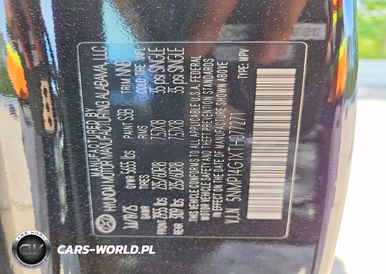 2026 Hyundai Santa Fe Se VIN:5NMP14G1XTH077271 - 12