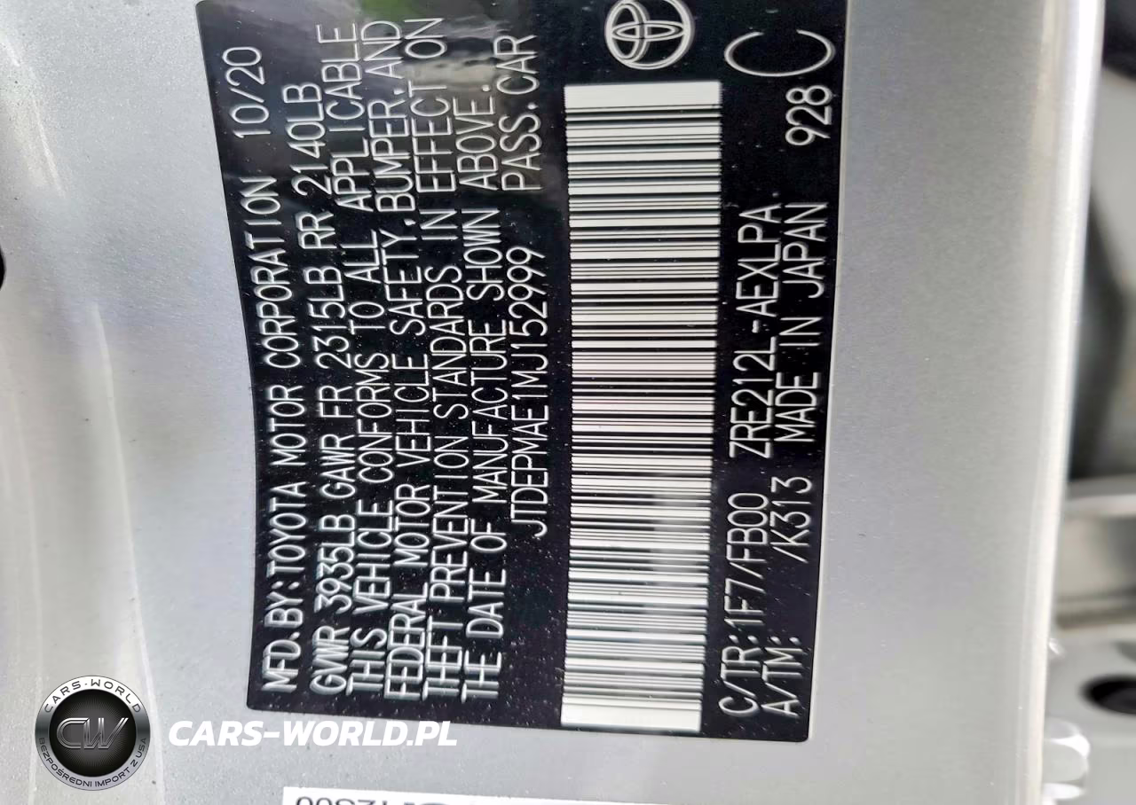2021 Toyota Corolla Le VIN:JTDEPMAE1MJ152999 - 12