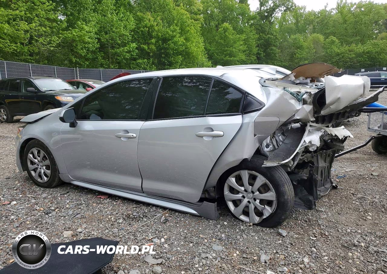 2021 Toyota Corolla Le VIN:JTDEPMAE1MJ152999 - 2