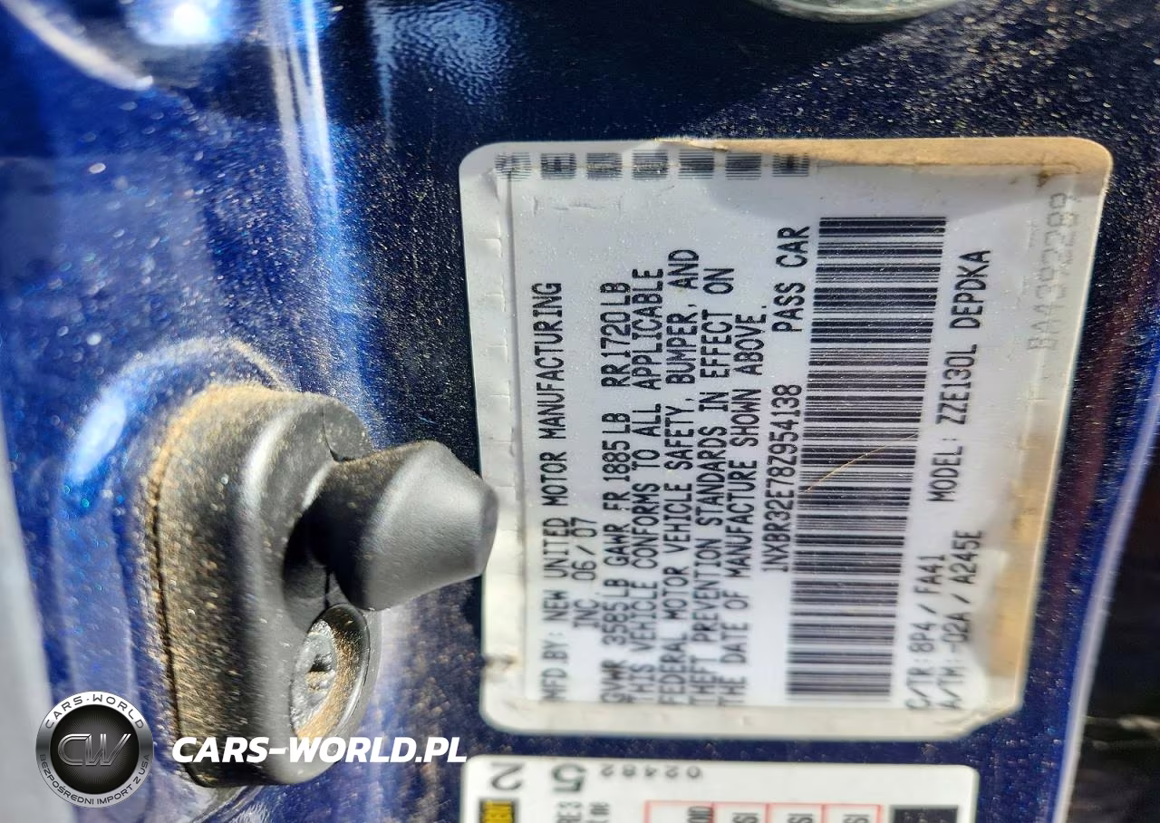2008 Toyota Corolla Ce VIN:1NXBR32E78Z954138 - 12