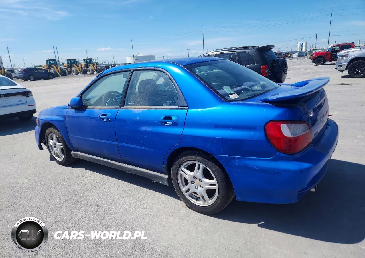2003 Subaru Impreza Wrx VIN:JF1GD29643G506731 - 2
