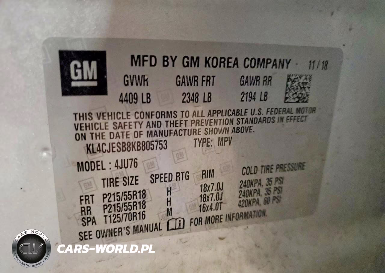 2019 Buick Encore Preferred VIN:KL4CJESB8KB805753 - 13
