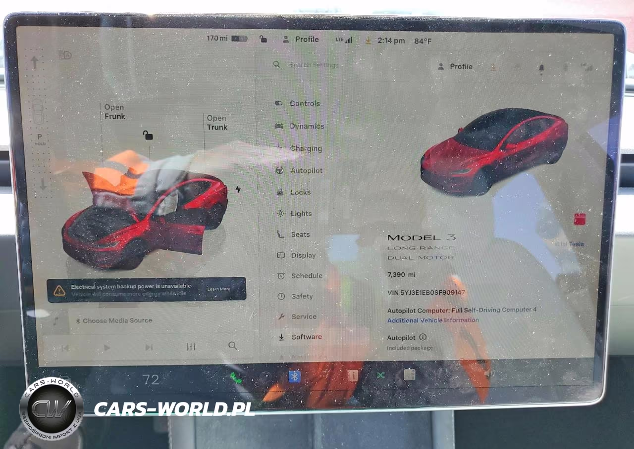2025 Tesla Model 3 VIN:5YJ3E1EB0SF909147 - 9
