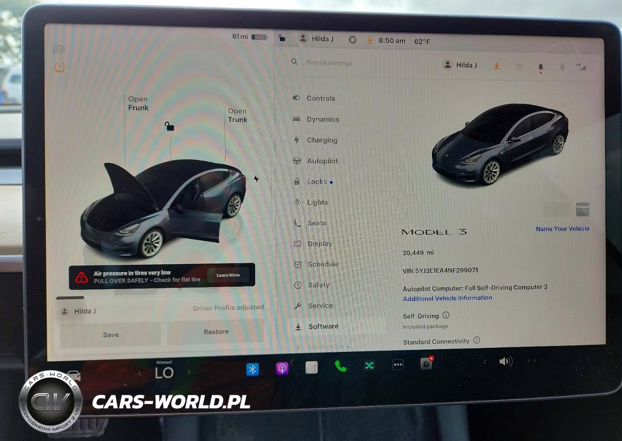 2022 Tesla Model 3 VIN:5YJ3E1EA4NF299071 - 9