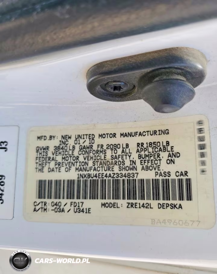 2010 Toyota Corolla S VIN:1NXBU4EE4AZ334837 - 12