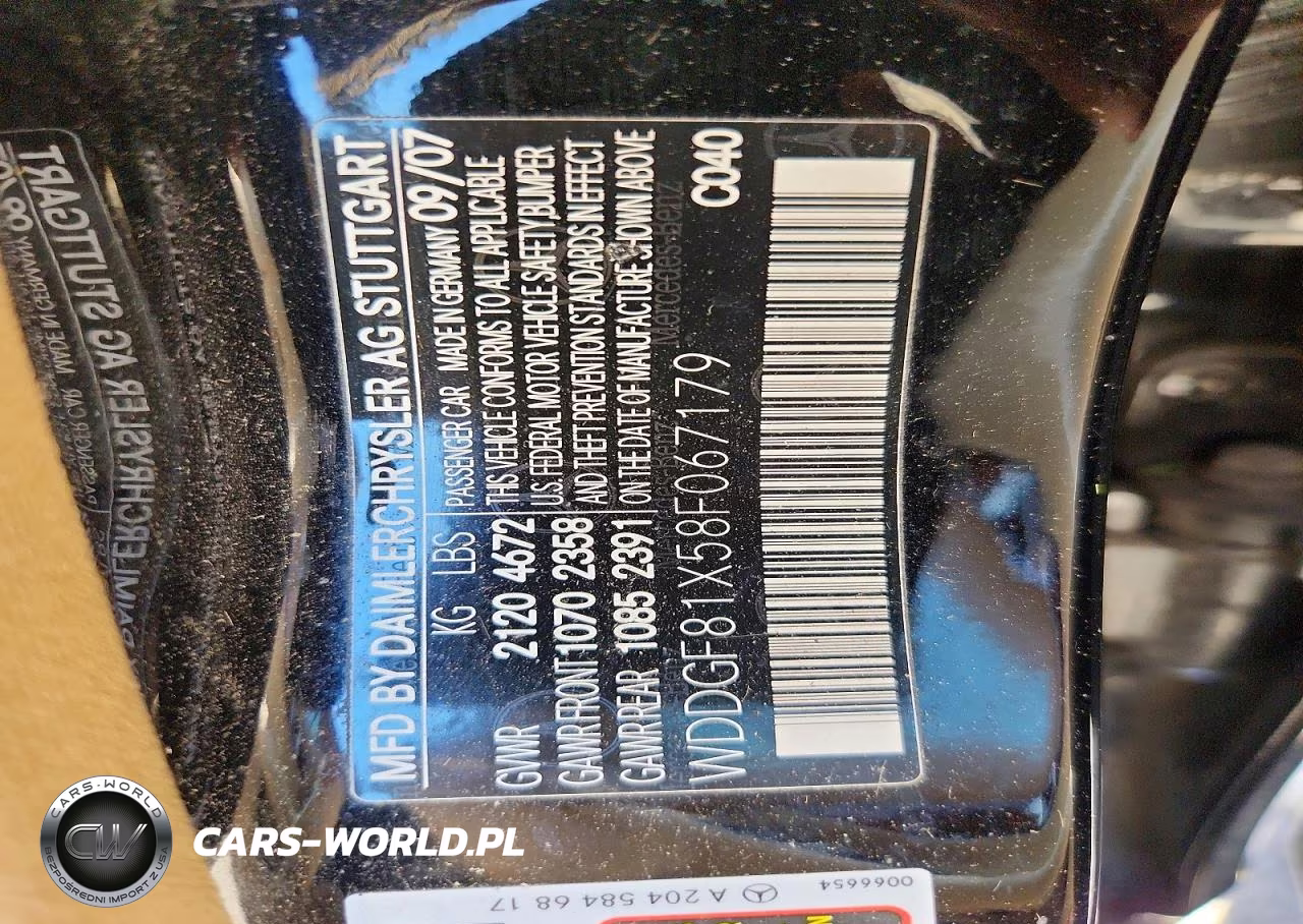 2008 Mercedes-Benz C 300 4Matic VIN:WDDGF81X58F067179 - 12