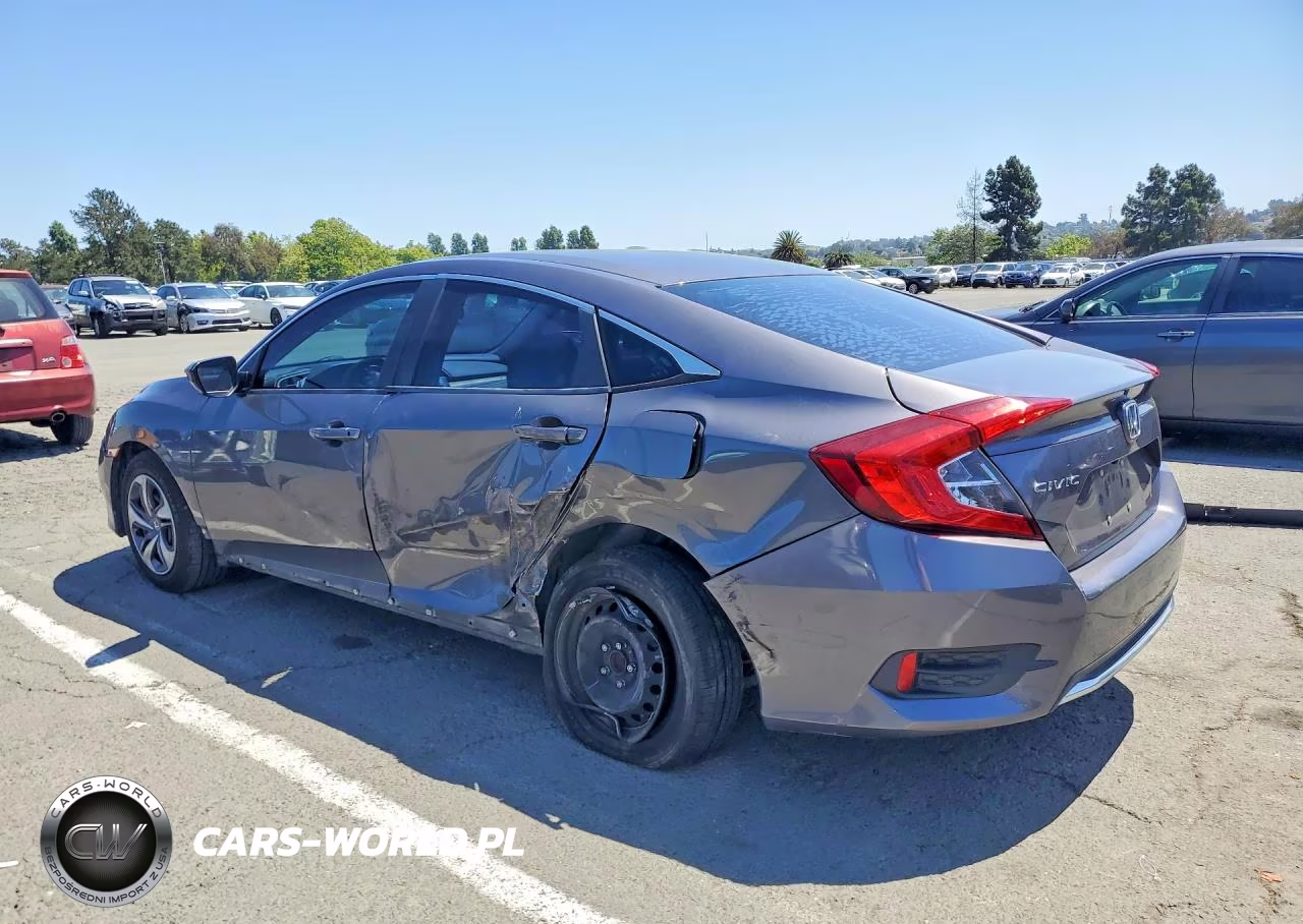 2019 Honda Civic Lx VIN:2HGFC2F6XKH535183 - 2