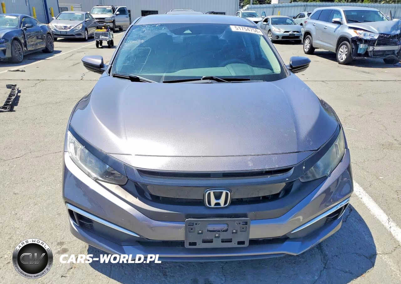 2019 Honda Civic Lx VIN:2HGFC2F6XKH535183 - 5