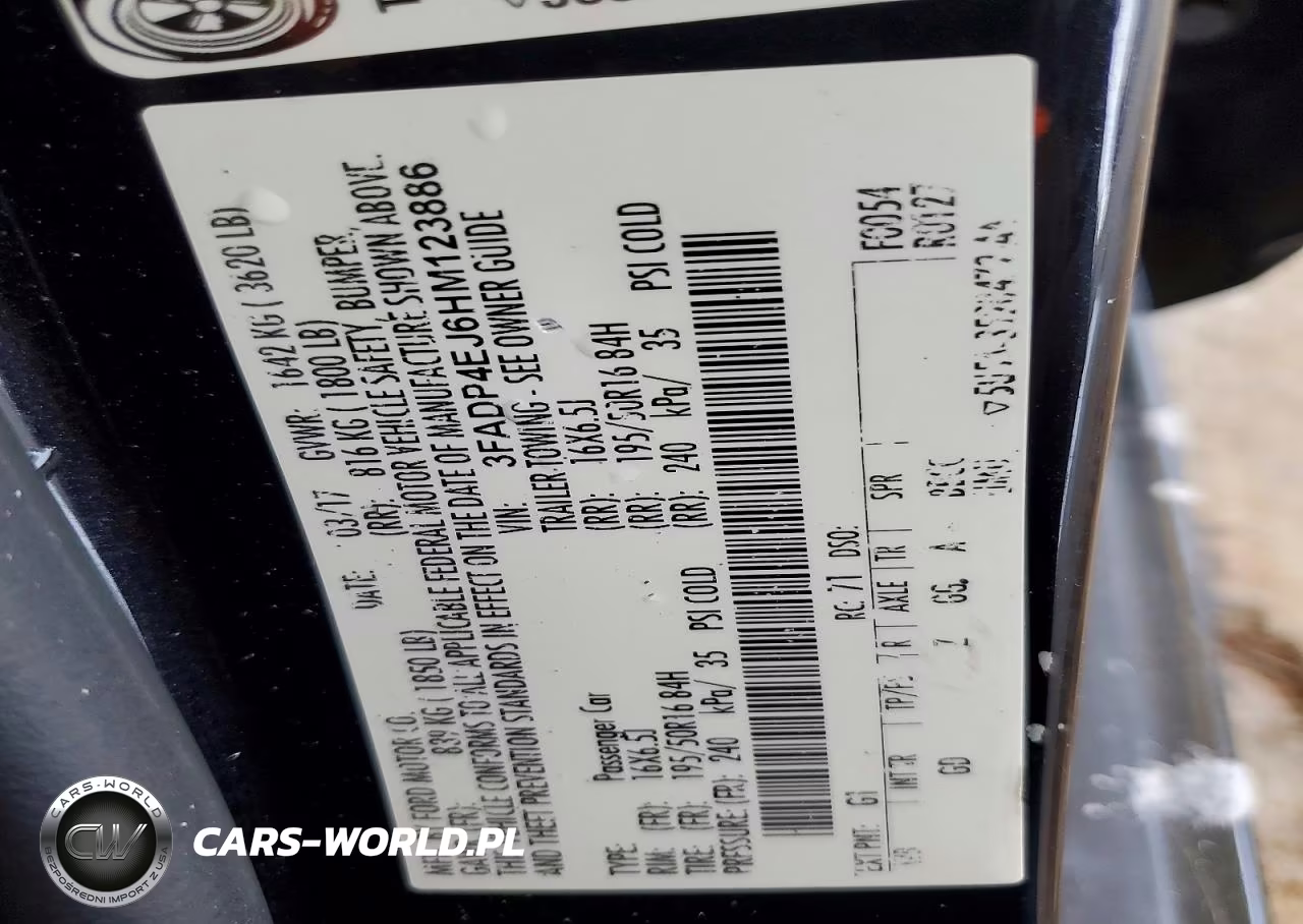 2017 Ford Fiesta Se VIN:3FADP4EJ6HM123886 - 12