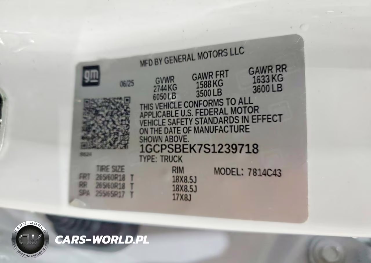 2025 Chevrolet Colorado VIN:1GCPSBEK7S1239718 - 13
