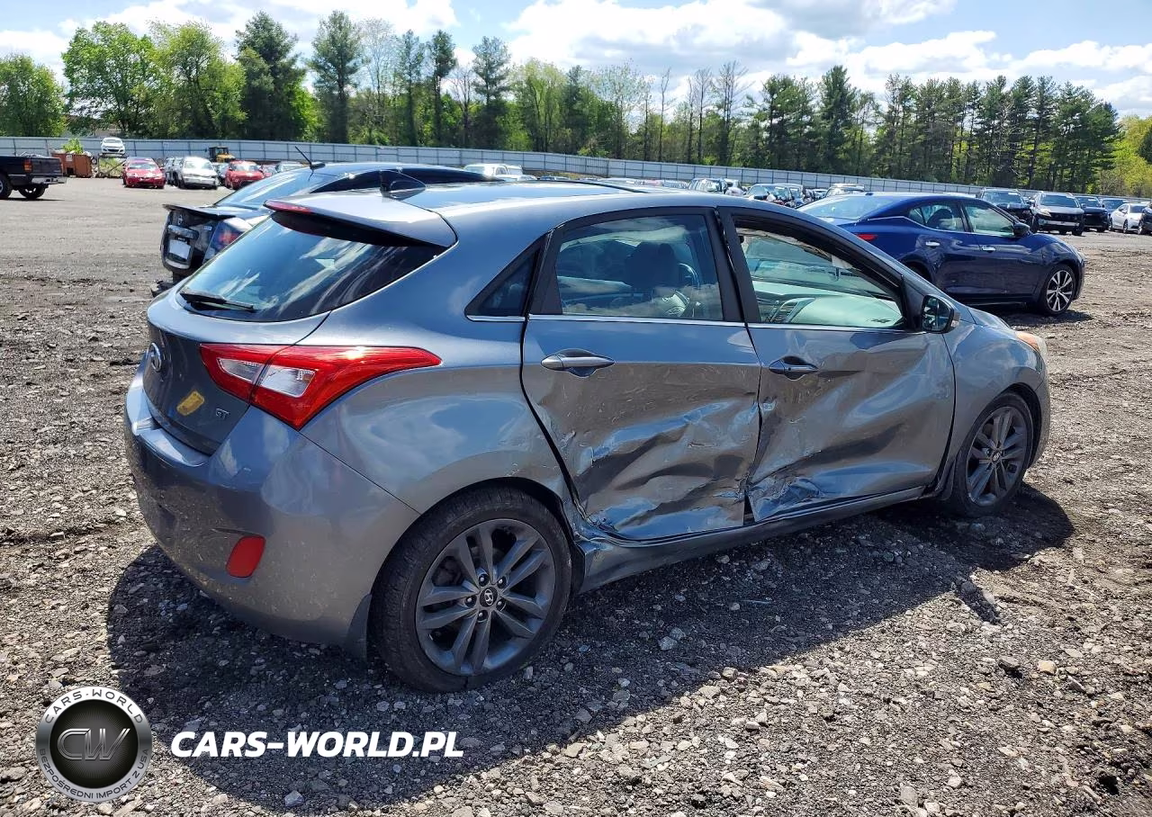 2016 Hyundai Elantra Gt Base VIN:KMHD35LH2GU316229 - 3