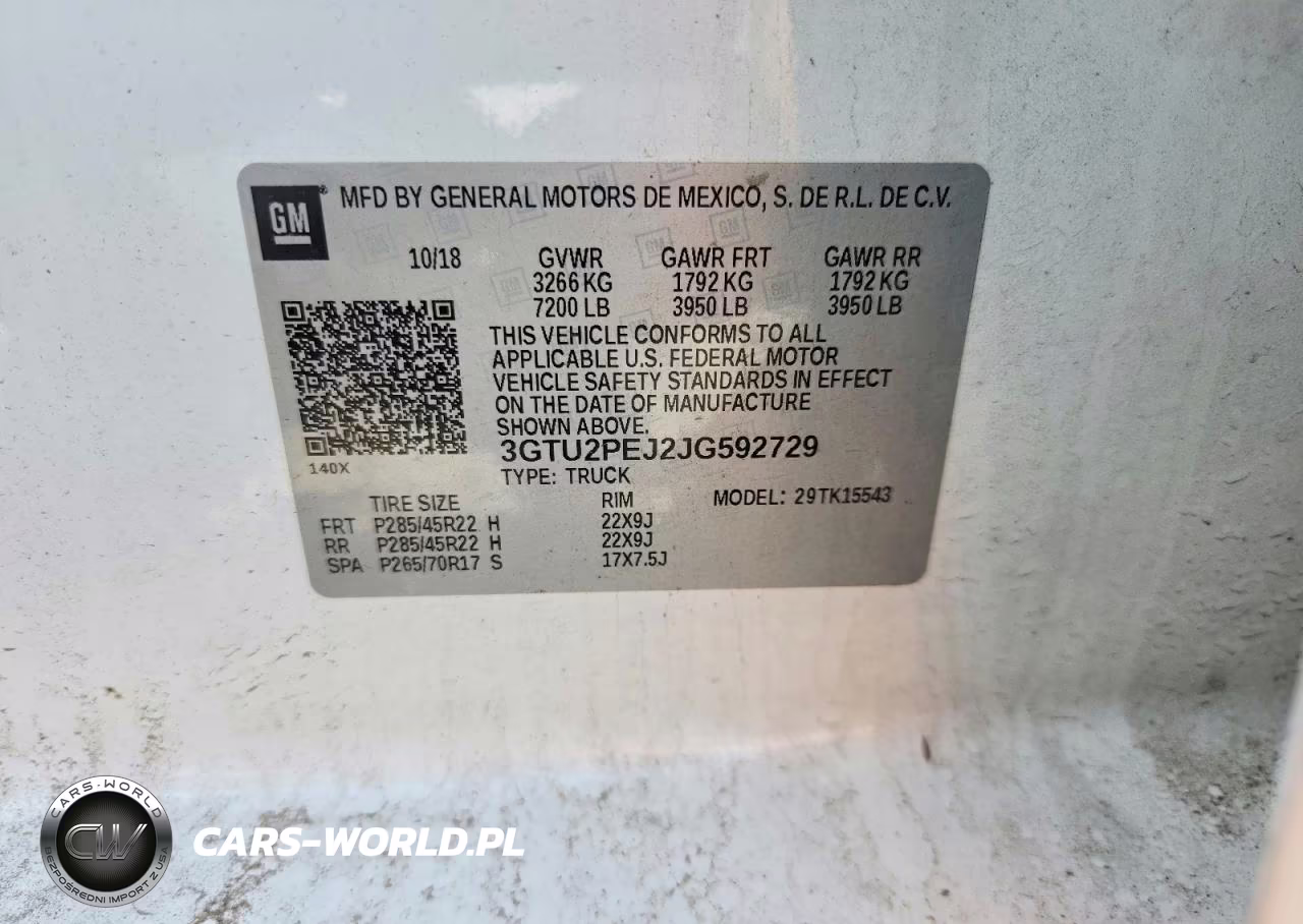 2018 GMC Sierra K1500 Denali VIN:3GTU2PEJ2JG592729 - 12
