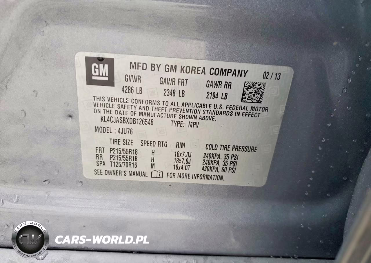 2013 Buick Encore VIN:KL4CJASBXDB126546 - 12