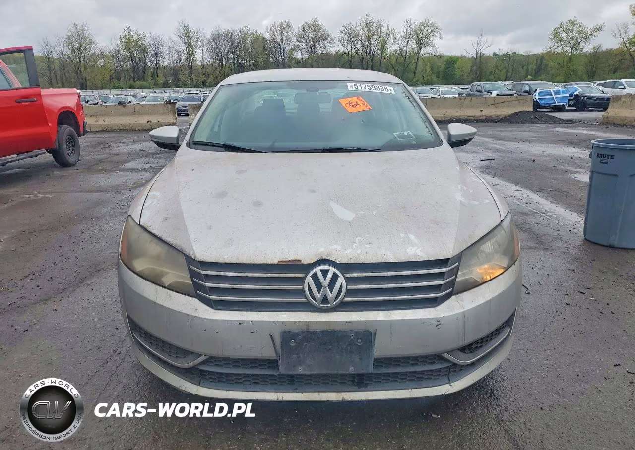 2012 Volkswagen Passat S VIN:1VWAP7A38CC064224 - 5