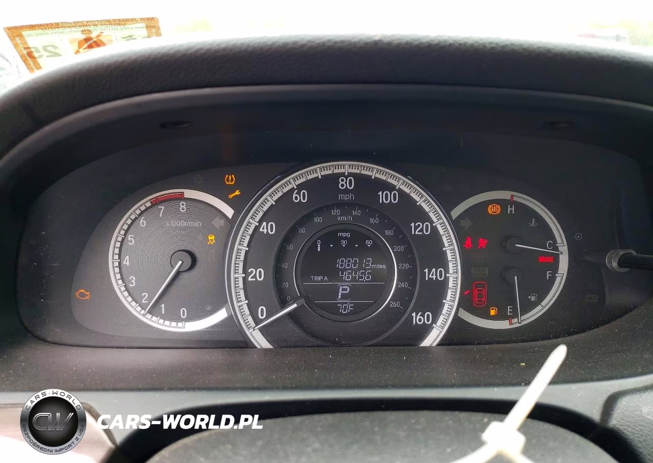 2016 Honda Accord Ex VIN:1HGCR2F77GA001221 - 9