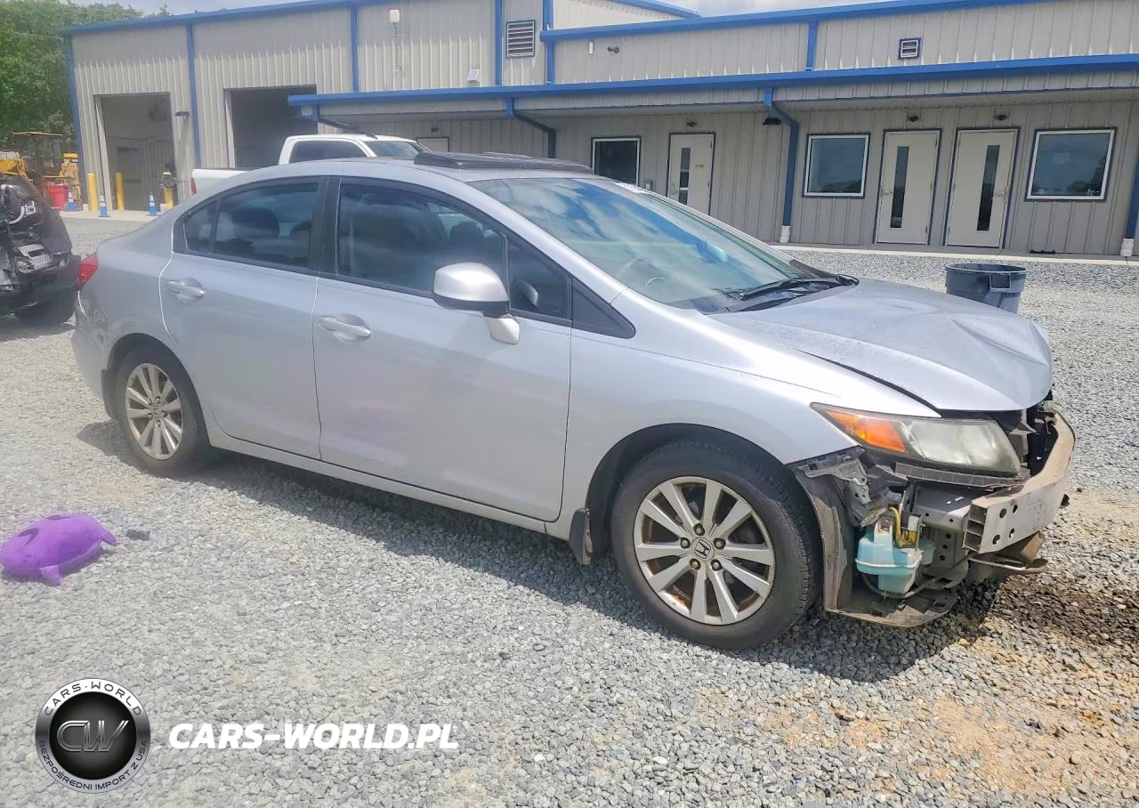 2012 Honda Civic Ex VIN:2HGFB2F86CH524333 - 4