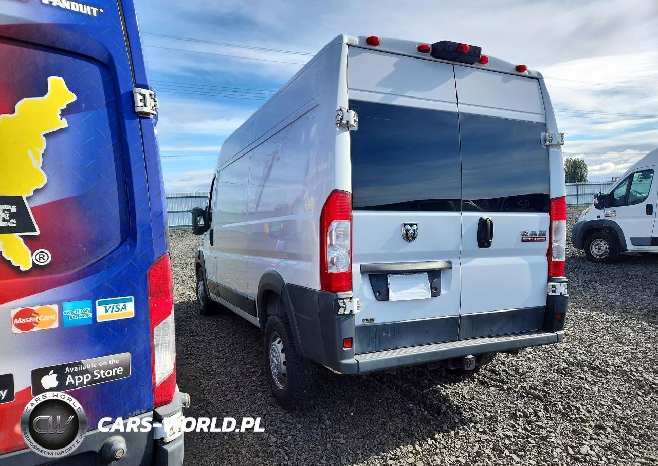 2017 Ram Promaster 1500 1500 High VIN:3C6TRVBG7HE550655 - 2