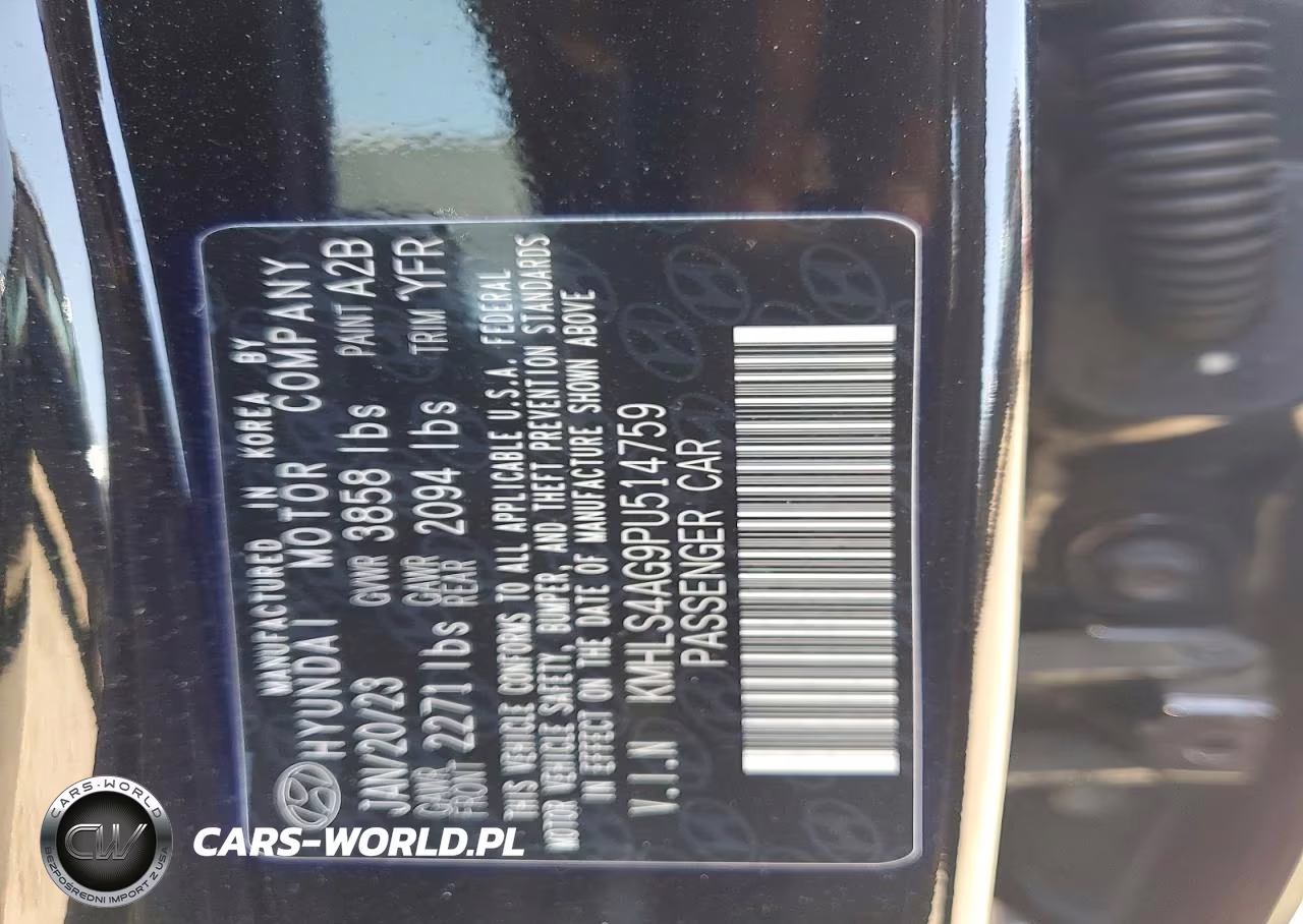 2023 Hyundai Elantra Sel VIN:KMHLS4AG9PU514759 - 12