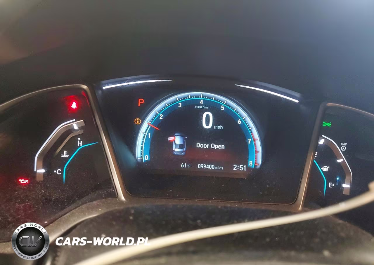 2018 Honda Civic Ex VIN:19XFC2F72JE013522 - 9