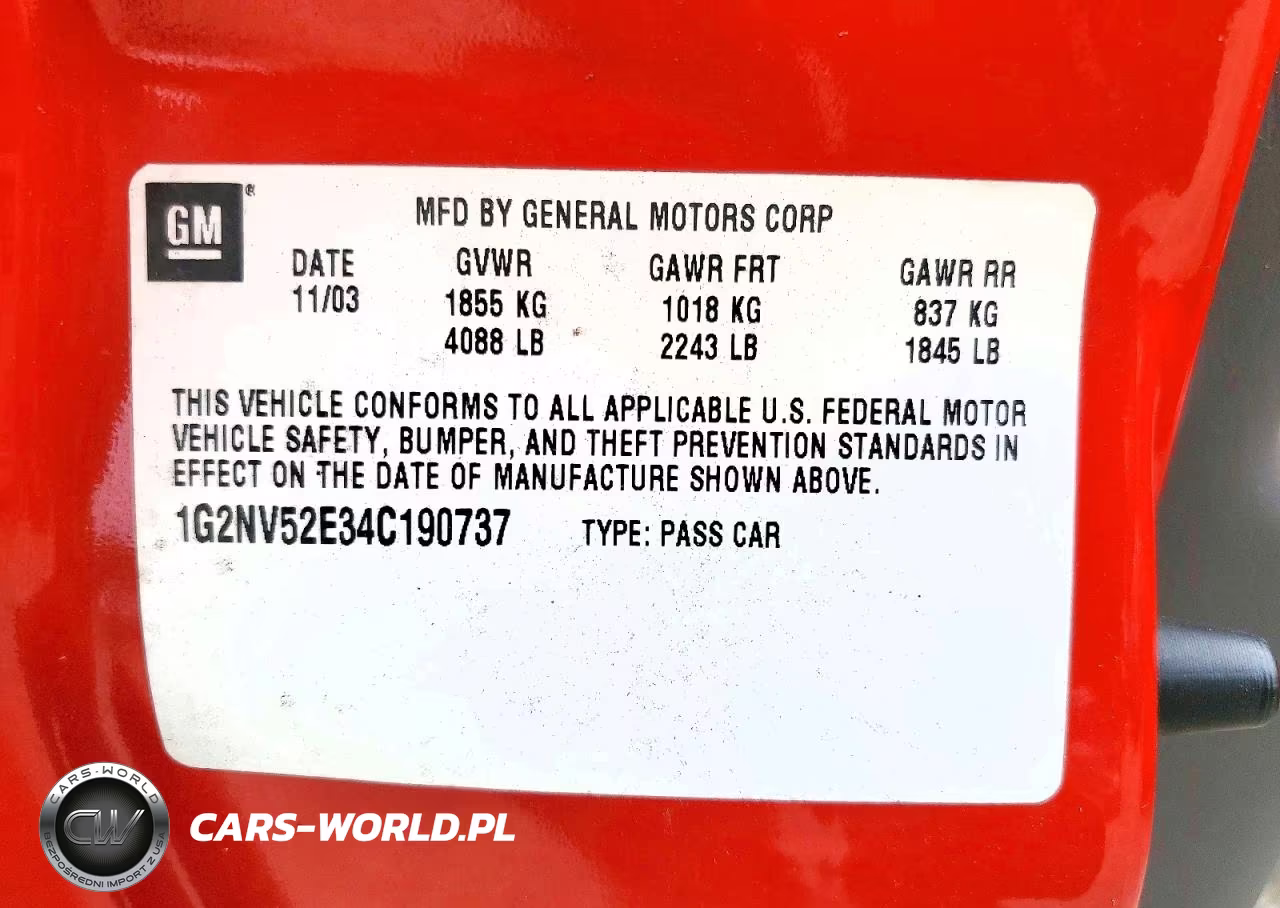 2004 Pontiac Grand Am Gt1 VIN:1G2NV52E34C190737 - 12