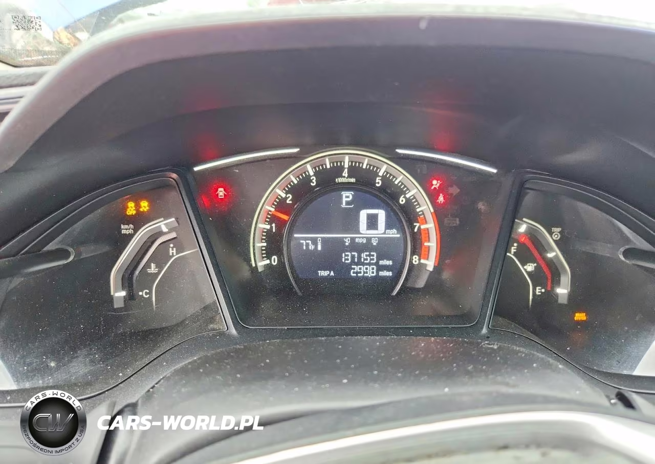 2017 Honda Civic Lx VIN:19XFC2F54HE046935 - 9