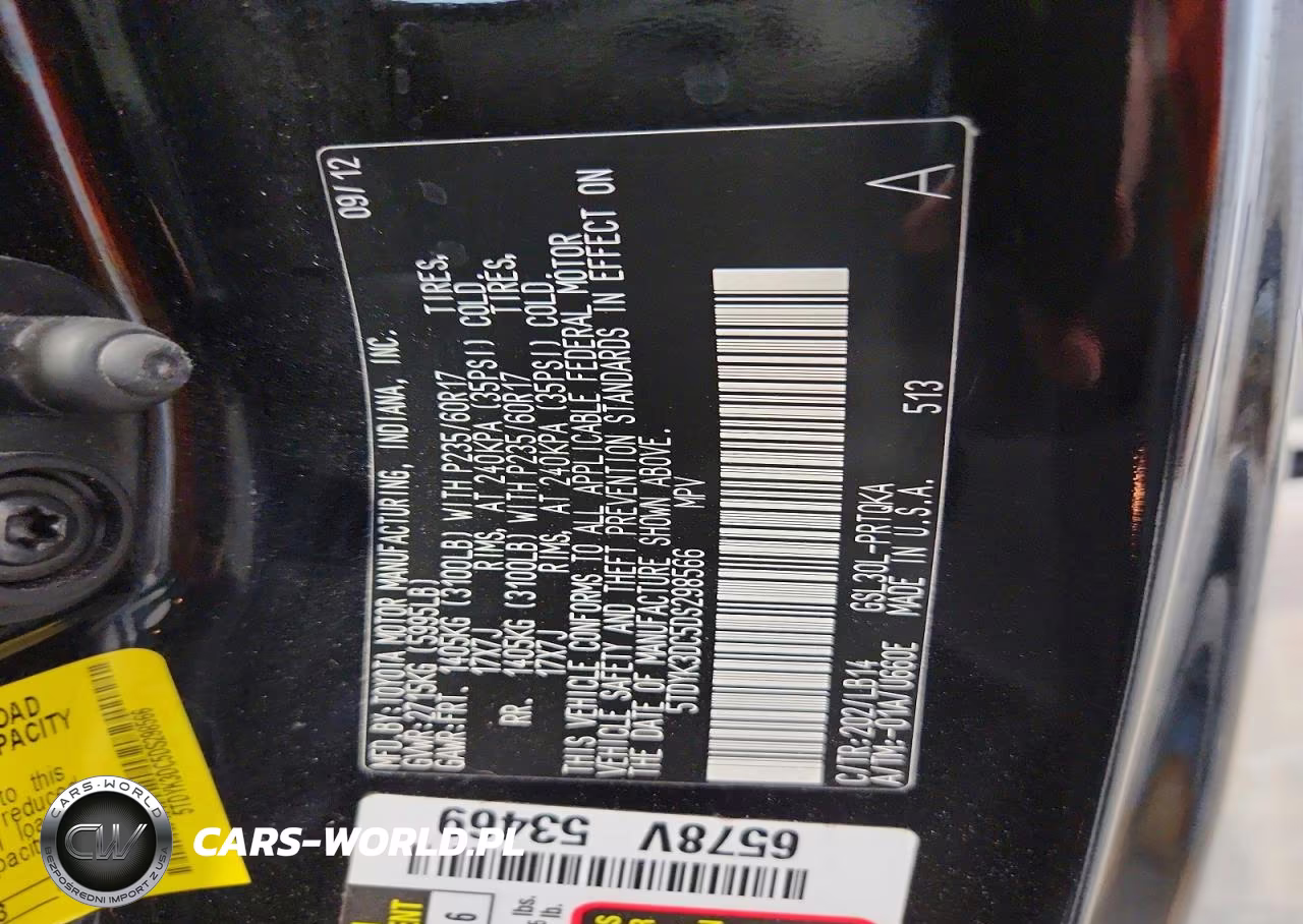 2013 Toyota Sienna Xle 8-Passenger VIN:5TDYK3DC5DS298566 - 14