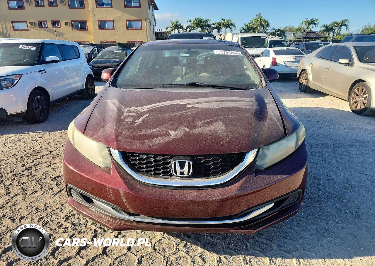 2013 Honda Civic Ex VIN:2HGFB2F84DH509458 - 5
