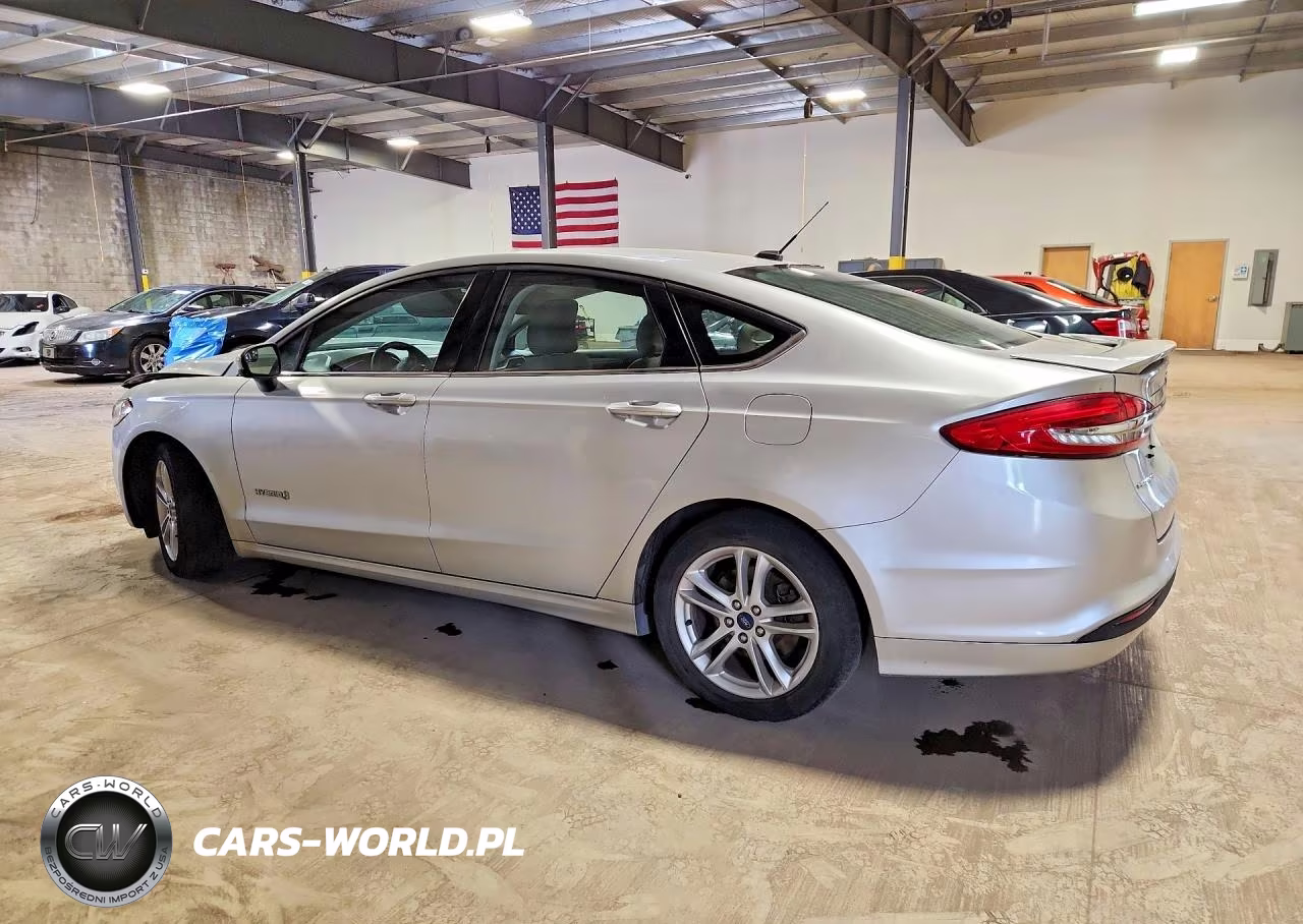 2018 Ford Fusion S Hybrid VIN:3FA6P0UU5JR122203 - 2